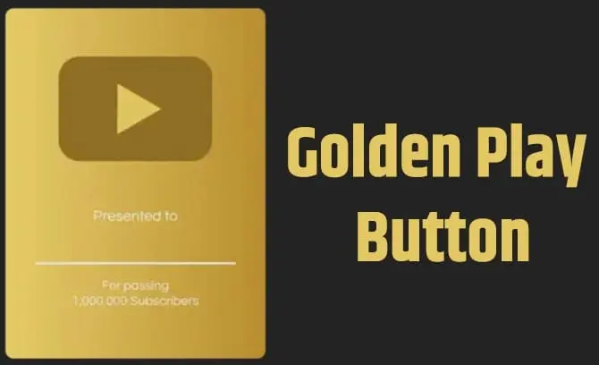 Gold Play Button