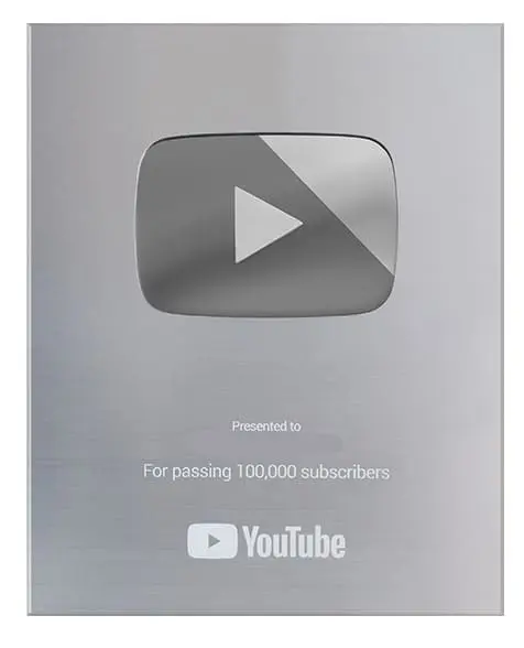Silver Play Button