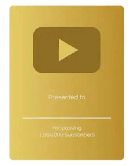 Golden Play Button