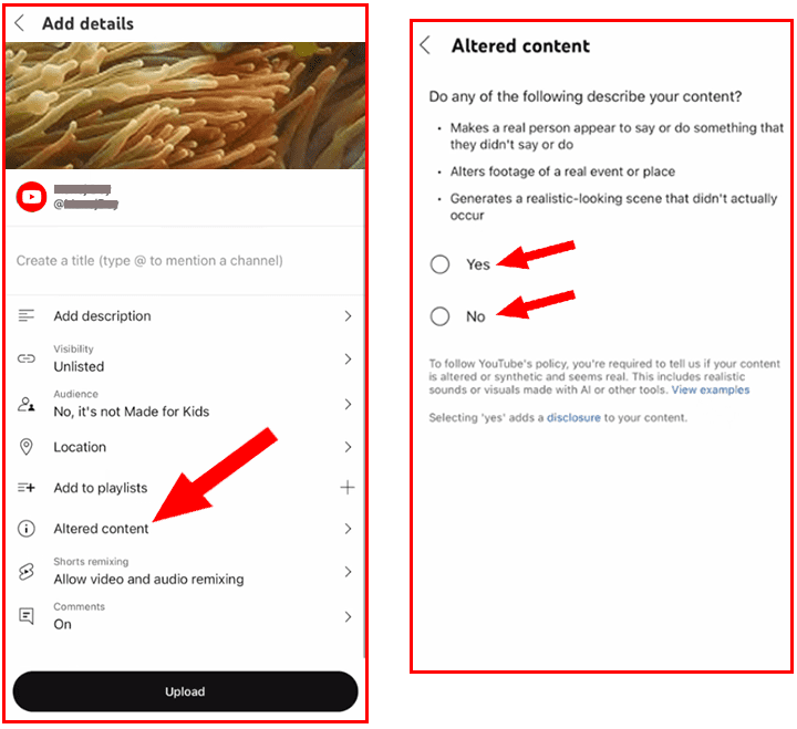 Youtube Altered Content Feature Use